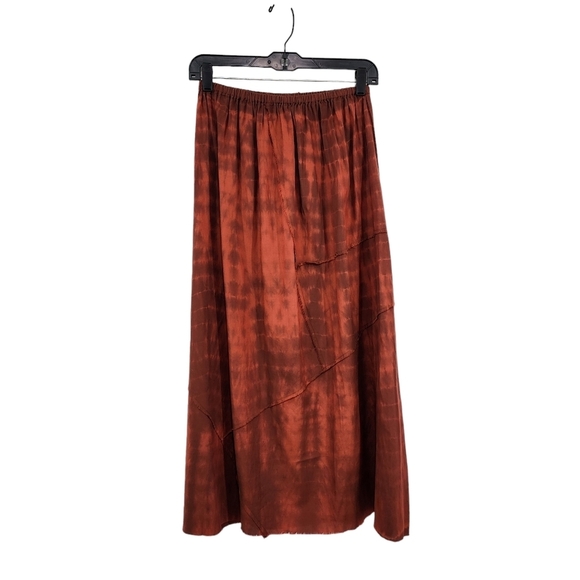 Homefrocks Women's Vintage Tie Dye Maxi Skirt - L - Picture 1 of 6